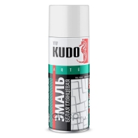KUDO KU-1001 Эмаль универсальная белая глянцевая