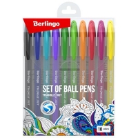 Ручка шариковая BERLINGO RIFFLE CONTACT 0,7 MM CBP_07280 Код: 04-012005