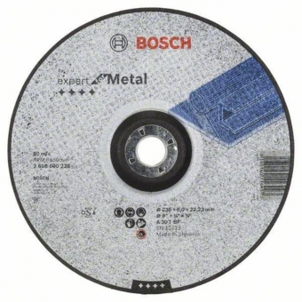 Отрезной круг по металлу BOSCH  230x6x22.2 mm 2608600228