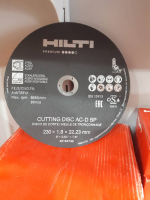 Cutting disc 230 mm HILTI 230 x 1.8 x 22.23 mm