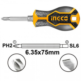 Отвертка 2 в 1, малая INGCO AKISD0202