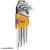Набор ключей шестигранных длинных 1.5-10мм INGCO HHK12091