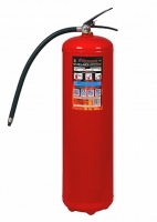 Fire extinguisher with 10 kg powder (A. B. C. E)