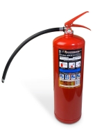 Fire extinguisher with 5 kg powder (A. B. C. E)