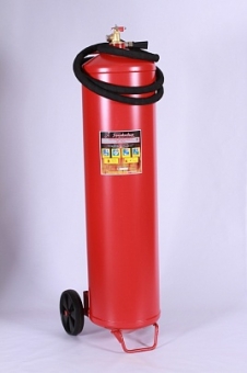 Fire extinguisher with powder-70 kg (A. B. C. E)